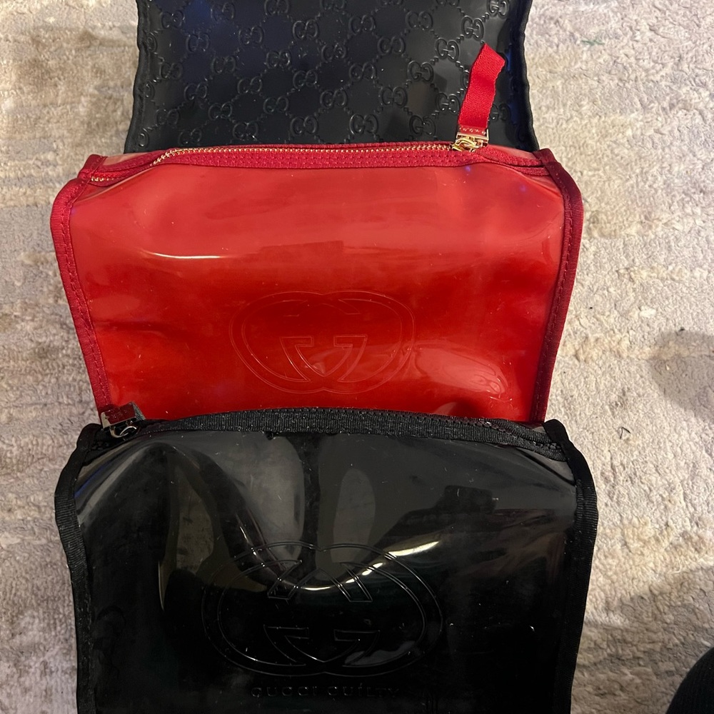 Auth Gucci Guccissima Large GG Monogram Logo Clutch Bag w/macy’s receipt